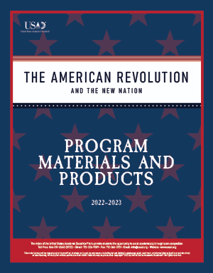 2021-2022 Program Materials and Products Brochure Cover